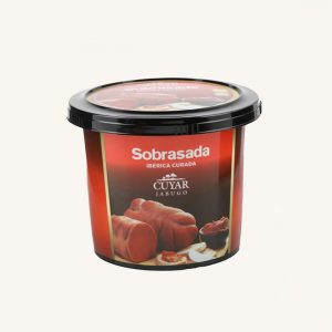 Cuyar Jabugo Sobrasada Ibérica curada (cured) spreadable, from Jabugo, terrine 470 gr